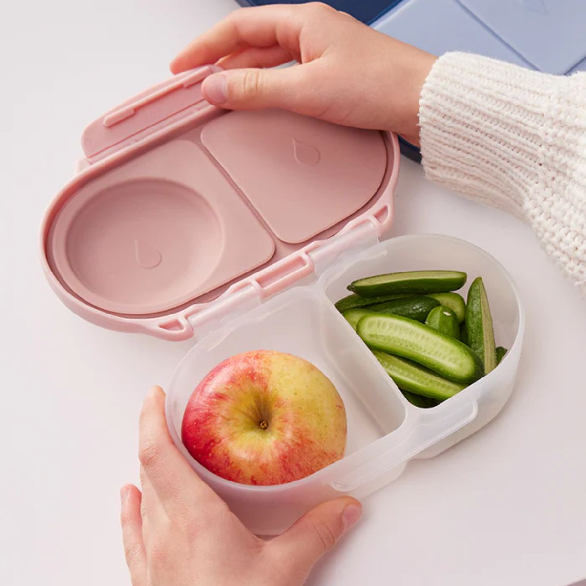 B.Box Snack Box -  Superman - Easy open and close clip
